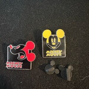 TWO PACK Disney Mickey Mouse Expressions Pin Mystery Collectible Trading Pin